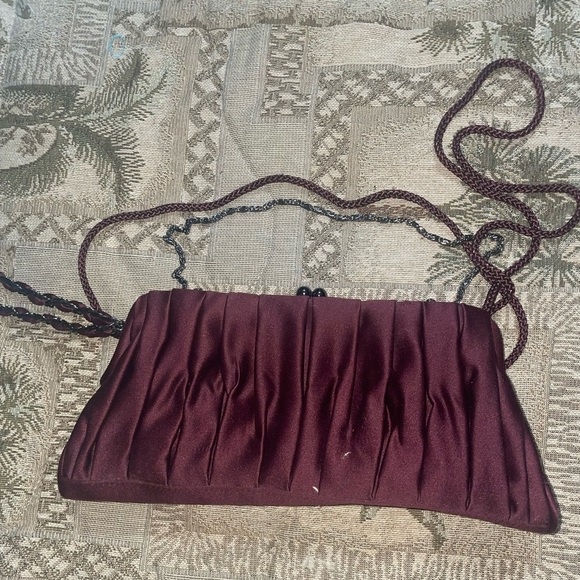 LUX🍷clutch bag wristlet shoulder bag evening bag wedding bag vintage formal bag - Picture 4 of 13